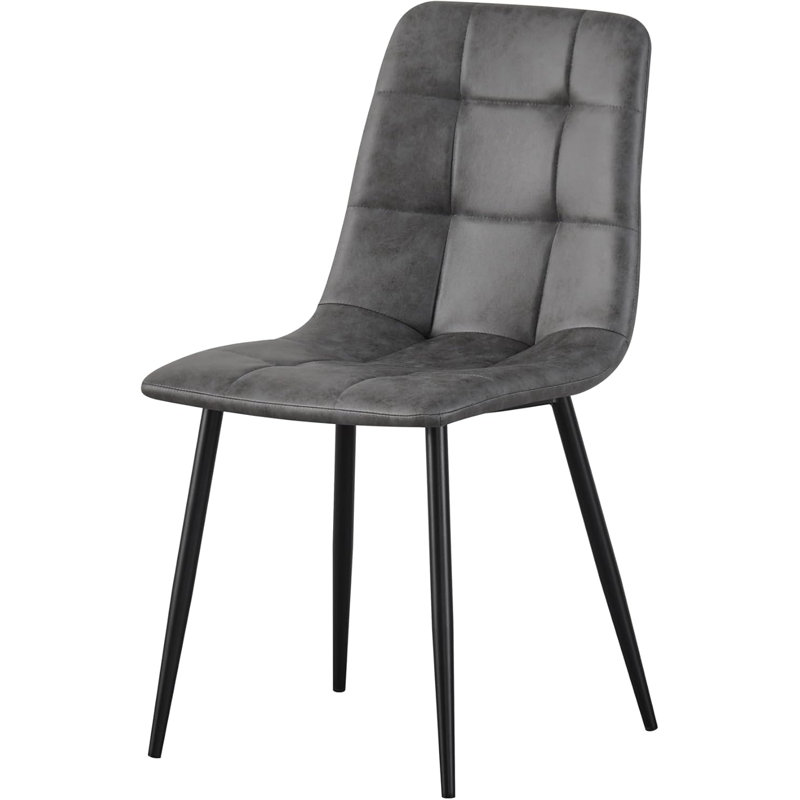 46cm H Metal Side Chair, Grey