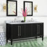 Ewen 61'' Double Bathroom Vanity with Marble Top