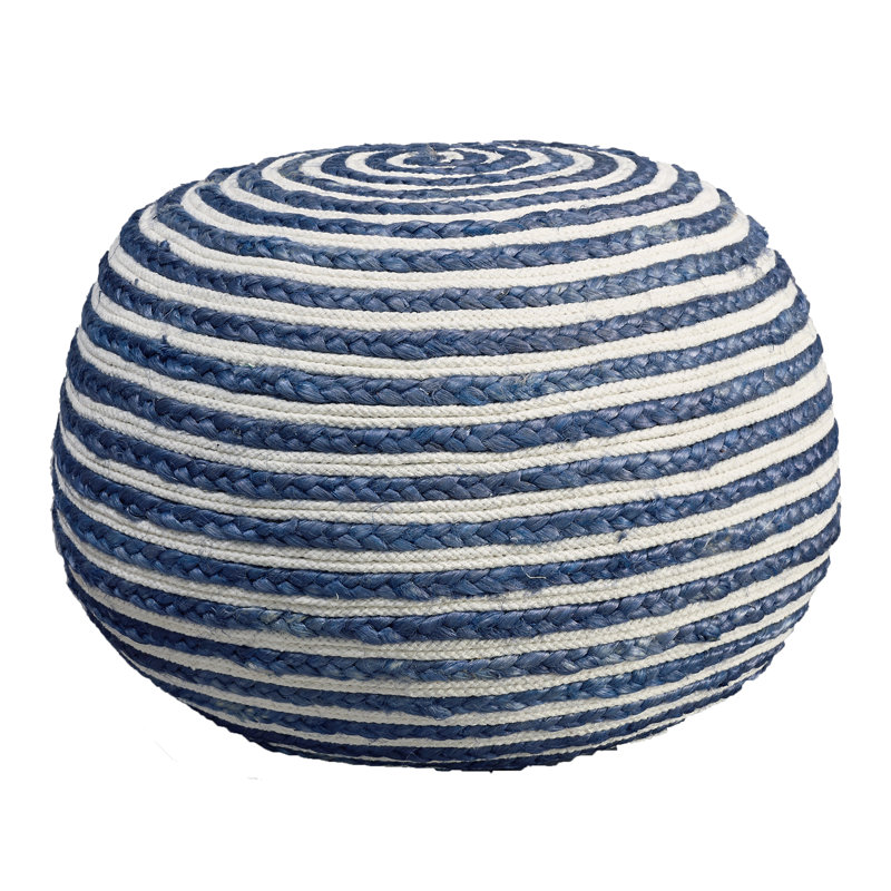 Repose-pieds Ahlers, Bleu / blanc
