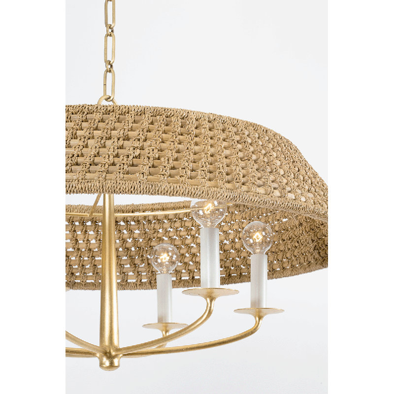 BRADLEY 6 LIGHT CHANDELIER