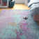 Bevin Machine Woven Abstract Blue/Purple Area Rug