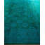 Tapis noué à la main unique en son genre Holsworth - vert