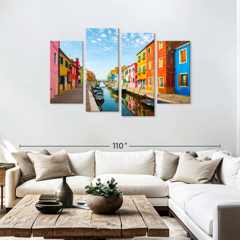 Marchelle Burano Italy, 48" H x 75" W