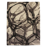 Eyes On The World Rug-Ivory/Black
