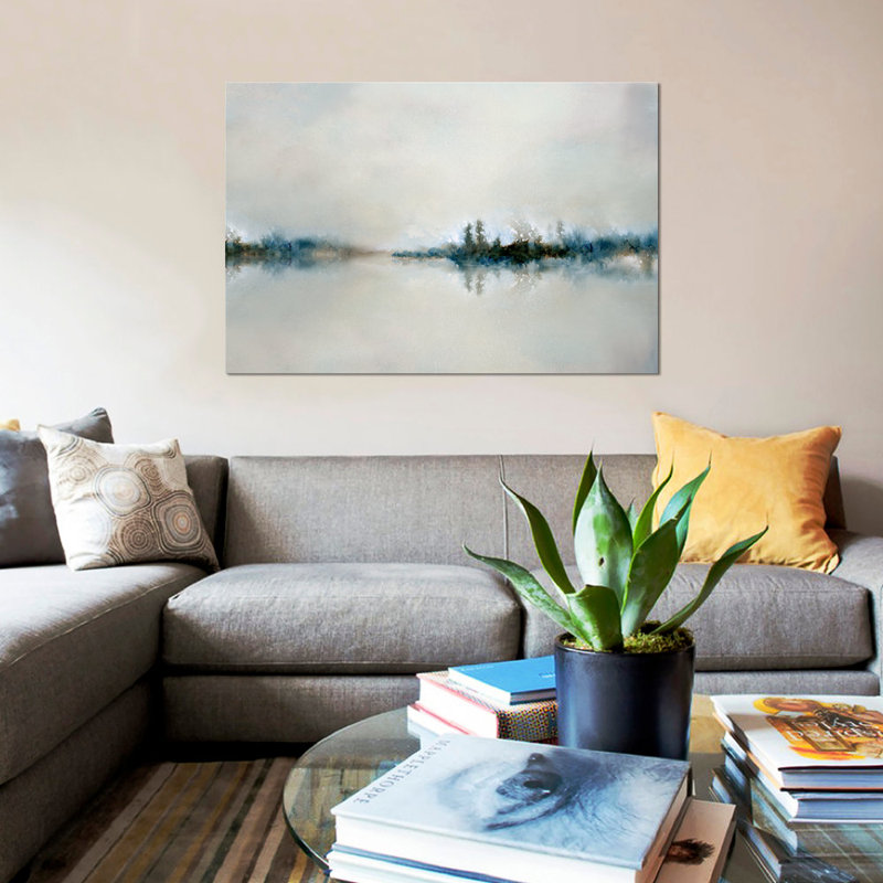 «Calm Morning» par Nan - reproduction d'art sur toile tendue, H 8 po x l 12 po x p 0,75 po, Toile tendue, Pas de tapis
