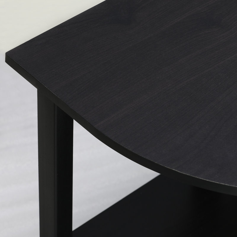 Meuble télé pour téléviseur de 50 po ou moins Sarwa, Espresso / Noir