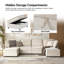 Talani Modern 322.5cm W 8 Seater Modular Corner Sofas with Hidden Storage-436871404