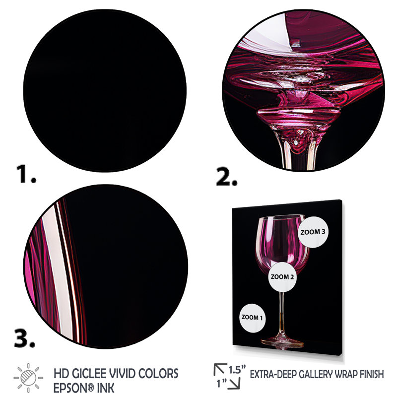 Silhouette de Shiraz vin crépuscule - art mural vin, Cadre flottant noir, H 20 po x l 12 po x P 1 po