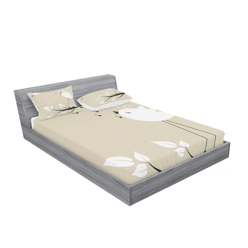 Microfiber Sheet Set, Full Sheet Set with Fitted Sheet