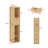 360° Rotating Mirror Cabinet Entryway Storage Solution
