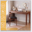Bureau en bois massif avec tiroirs, bureau debout pour petits espaces, design Mid-Century moderne pour le bureau personnel