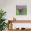  «Pasture Sheep» par Carol Young, art mural sur toile, 12 po x 12 po