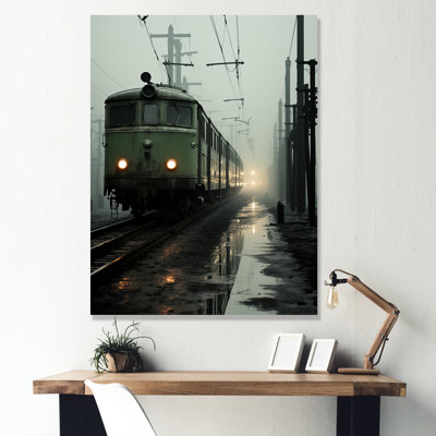 «Comforting Moody Train Journey» sur toile