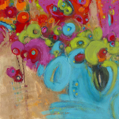 Year Of The Dragon II by Janet Bothne - Wrapped Canvas Painting