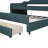 Wood Platform Bed With Trundle And 2 Drawers-1383295616-1383295621