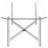 Linda Chrome 3-piece Coffee Table Set