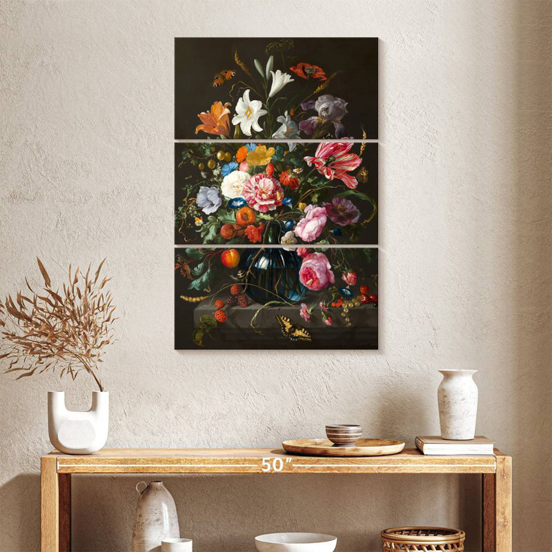 Harnek Assortment Of Flowers, 38" H x 24" W