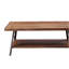 Table basse avec rangement en chêne vieilli et noir sableux