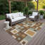 Tapis géométrique Chantille ACN3083 lavable à la machine pour intérieur/extérieur-864991041-864991048