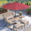 Parasol de marché 9 pi Jelks-1199140492