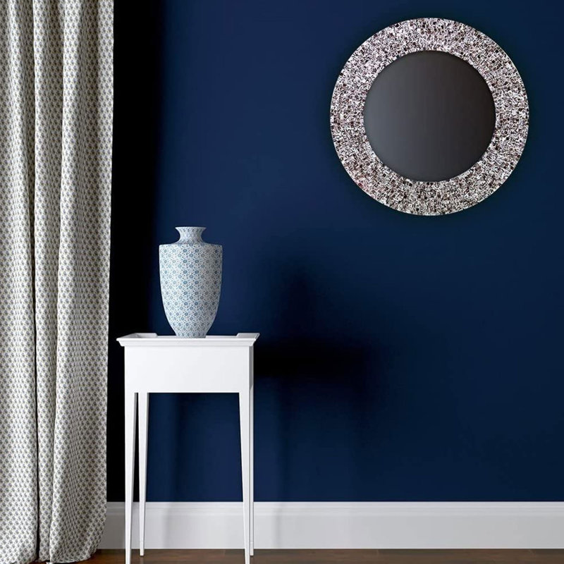 Gelantipy Glass Round Mirror, Iced Espresso