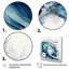 Mouvement de vagues océaniques VI - reproduction sur toile-88540485-88540486