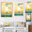 Vert et jaune, formes de vents de nom - Collages abstraits, art mural-1632134243-1632134266