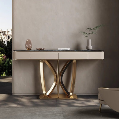 Console en pierre frittée de style italien