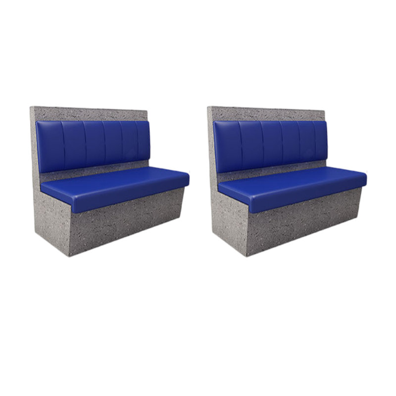 Banc rembourré de style industriel