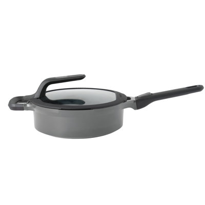 Gem Non-Stick Aluminum Saute Pan with Lid