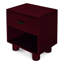 Jolene 1 - Drawer Solid Wood Nightstand