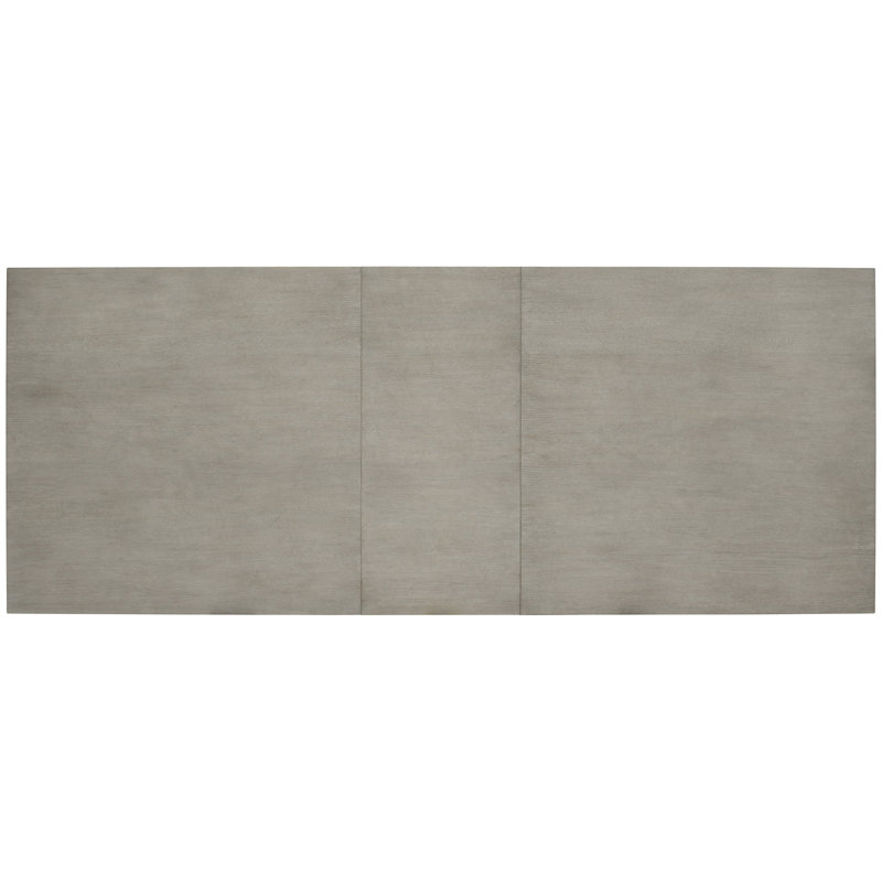 Linea Solid Wood Dining Table, Gray