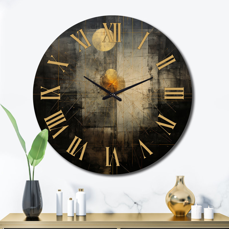Horloge murale pleine lune se levant, Très grand