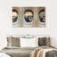 Ensemble de 3 fenêtres sur toile-92763798