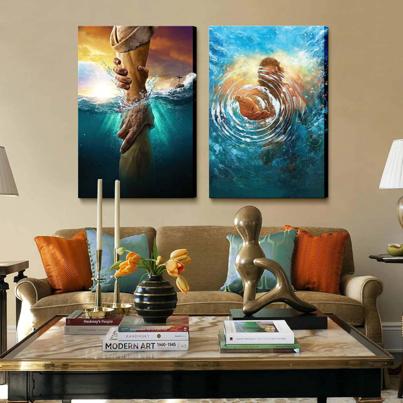 2 Piece Wrapped Canvas Print, 40 cm H x 30 cm W