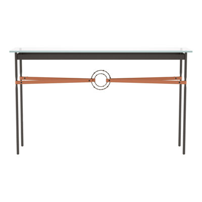 Equus 54" W Glass Top Console Table