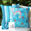 Coussin décoratif d'extérieur imperméable imprimé floral pour jardin de patio-840368329-840329199