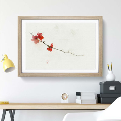 Pink Petal Falling - Framed Print
