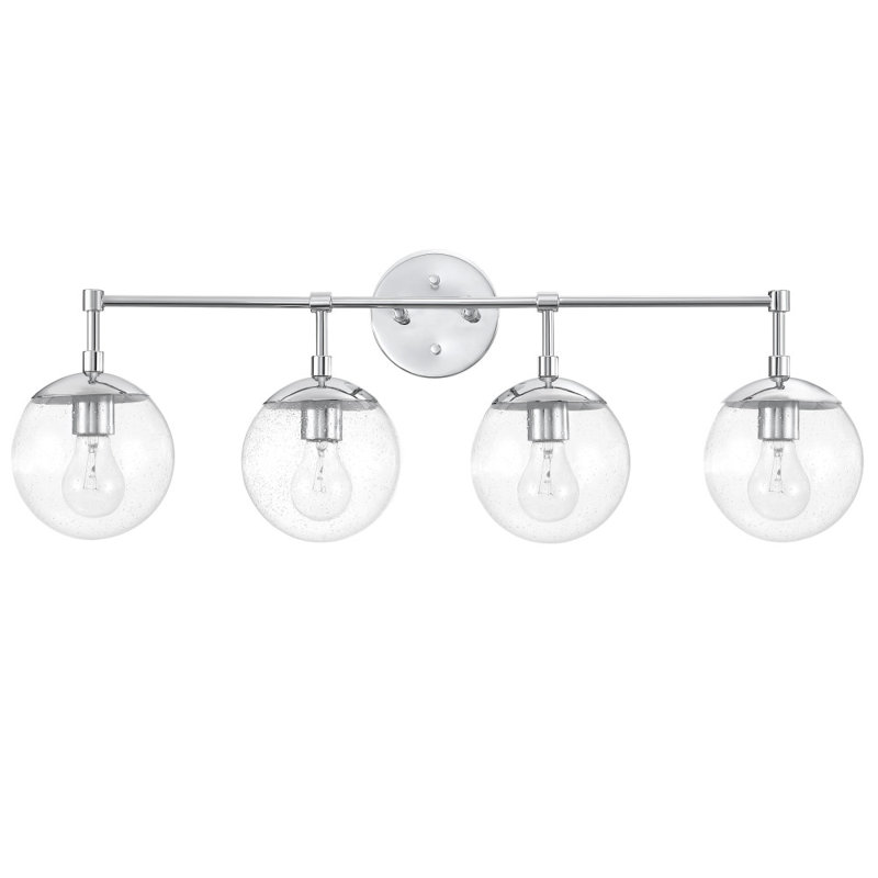 Gracelyn 4 - Light Dimmable Vanity Light, Polished Chrome