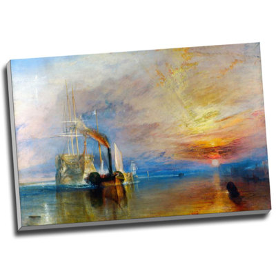 Fighting Temeraire Deception by J.M.W. Turner - 1 Piece Wrapped Canvas Painting