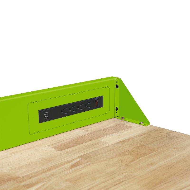 72 " W Solid Wood Top Adjustable Workbench