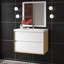 Ensemble de meuble-lavabo mural simple 36 po Attallah-1260742763