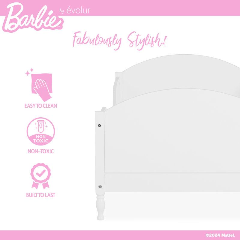 Lit pour tout-petits Barbie Dreamscape, Blanc