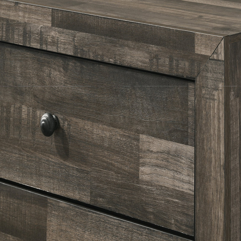 Tables de chevet, Gris brun rustique