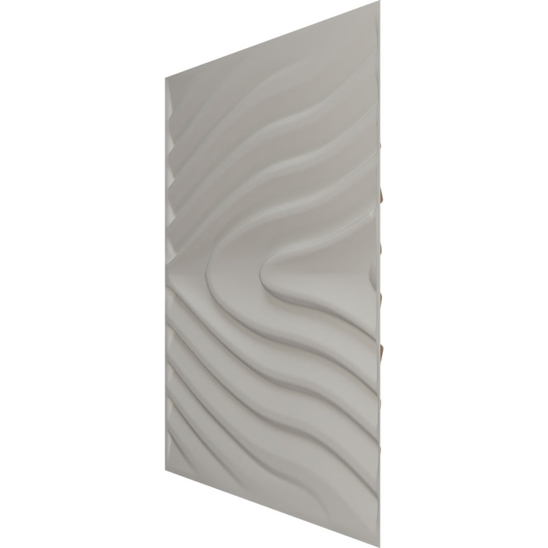 Panneau mural 3D décoratif Kahuna EnduraWall l 19 5/8 po x H 19 5/8 po, ruée vers l'or métallique (couvre 2,67 pieds carrés)