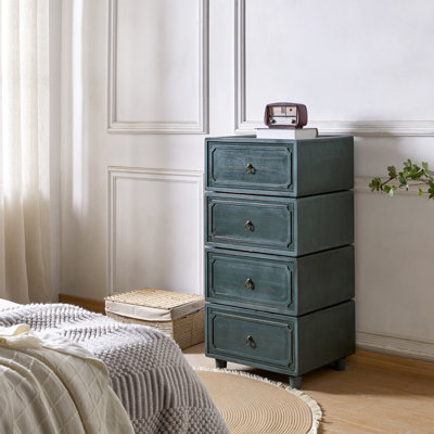 Aivery 2 - Drawer Solid Wood Modular Storage Drawers Nightstand(Set of 2)