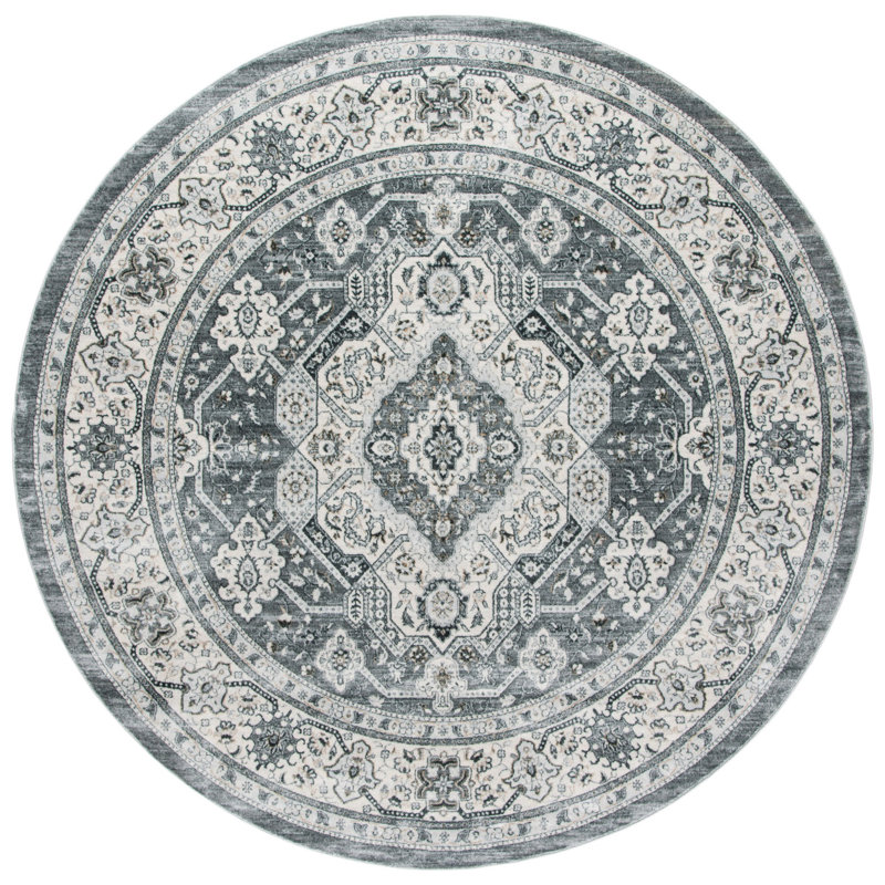 Tapis oriental performance Aaylie, Rond 6 pi 7 po