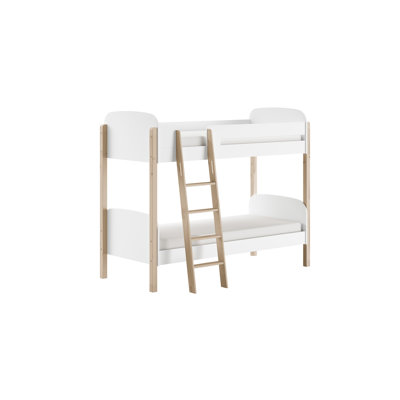 Kiddy European Single (90 X 200 Cm) Bunk Bed with Built-in Ladder Included