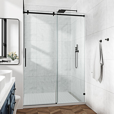 Fixed And Sliding Shower Door