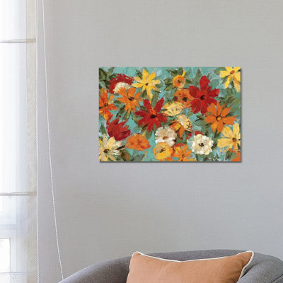 «Bright Expressive Garden» par Silvia Vassileva - reproduction d'art